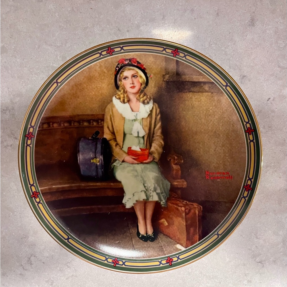 Norman Rockwell “ A Young Girl’s Dream”  Plate.